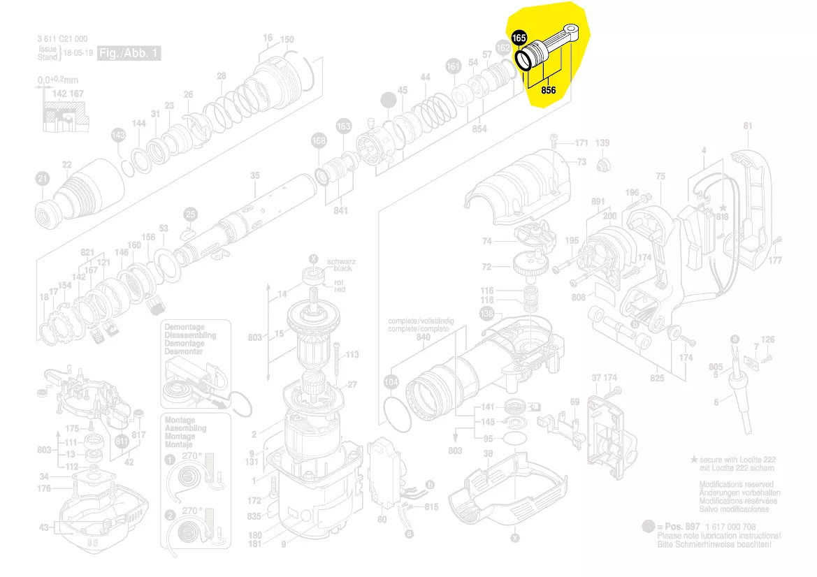 Piston réf. 1 617 000 A00